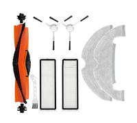 Accessoires compatibles avec l'aspirateur robot Xiaomi X10 B102GL, pièces détachées, kit de remplacement, brosse principale, filtre HEPA, tampons de nettoyage(Plum)