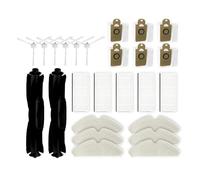 Accessoires Compatibles Avec Lenovo T1 Pro / T1s Pro/Cleaner T1 For Aspirateur Robot : Brosse Rotative, Filtre, Chiffon De Nettoyage Et Sac À Poussière.