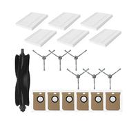 Accessoires compatibles avec les aspirateurs robots Eufy Clean L50/L50 SES, L60/L60 SES, L60 Hybrid, G50/G50 Hybrid, brosse latérale principale et sac à poussière(Set-4)
