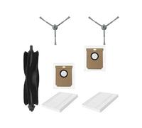 Accessoires compatibles avec les aspirateurs robots Eufy Clean L50/L50 SES, L60/L60 SES, L60 Hybrid, G50/G50 Hybrid, brosse latérale principale et sac à poussière(Set-1)