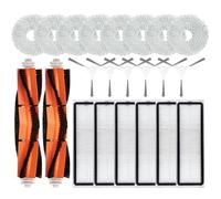 Accessoires compatibles avec Xiaomi Robot Vacuum S10+/S10 Plus aspirateur robot de nettoyage B105 pièces, brosse principale, brosse latérale, filtre HEPA, chiffon de nettoyage (A (24 pièces))
