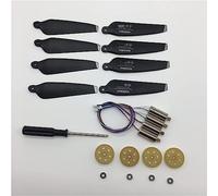 Accessoires compatibles Compatible avec Drone F10 RC Quadcopter, pièces de rechange, hélices, moteurs, engrenages, roulements remplaçables, couleur C(B)