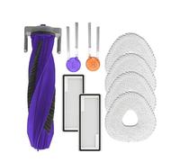 Accessoires Compatibles For Aspirateur Robot Narwal Freo Z10 Ultra : Brosse Principale, Brosse Latérale, Sac À Poussière, Filtre Et Lingette De Nettoyage.(9pcs)