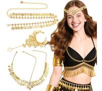 accessoires costume égyptien coiffe cobra égyptien bracelets méduse serpent