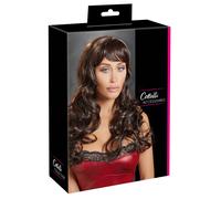 Accessoires Cottelli - Perruque longue ondulée brun foncé