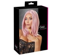 Accessoires Cottelli - Perruque rose ajustable mi-longueur