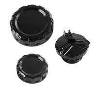 Accessoires Couvercles De Réservoir De Liquide De Frein Bouchon De Remplissage D'huile Moteur Pour NINJA 1100 SX Pour Tourer 2025 QAQMHVCVB(Black)