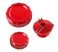 Accessoires Couvercles De Réservoir De Liquide De Frein Bouchon De Remplissage D'huile Moteur Pour NINJA 1100 SX Pour Tourer 2025 QAQMHVCVB(Red)