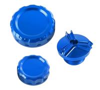 Accessoires Couvercles De Réservoir De Liquide De Frein Bouchon De Remplissage D'huile Moteur Pour NINJA 1100 SX Pour Tourer 2025 QAQMHVCVB(Blue)