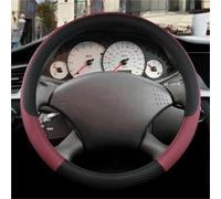 Accessoires Couverture De Volant Protection Intérieure Voiture Antidérapante Pour Ford Pour Focus MK1 Toute la saison(Burgundy circle)