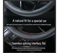 Accessoires Couverture Protection Volant Voiture À 3 Rayons pour Ford pour Focus 2 2005-2011 Toute la Saison