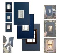 Accessoires CréAtifs pour FenêTres, Cadre Photo Portable pour la Photographie, Cadre RéUtilisable pour Paysages, IdéAl pour Les Prises De Vue en ExtéRieur en Montagne, Au Bord des Lacs(3pcs)