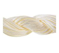 Accessoires création Fil Nylon 1 mm pour Bracelet shamballa écheveau 24 mètres Beige