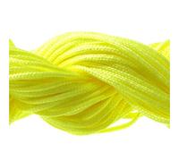 Accessoires création Fil Nylon 1 mm pour Bracelet shamballa écheveau 24 mètres Jaune Fluo