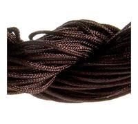Accessoires création Fil Nylon 1 mm pour Bracelet shamballa écheveau 24 mètres Marron