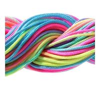Accessoires création Fil Nylon 1 mm pour Bracelet shamballa écheveau 24 mètres Multicolore