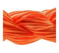 Accessoires création Fil Nylon 1 mm pour Bracelet shamballa écheveau 24 mètres Orange Vif
