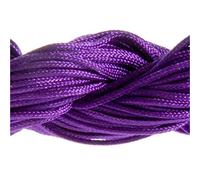 Accessoires création Fil Nylon 1 mm pour Bracelet shamballa écheveau 24 mètres Violet