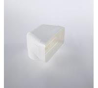 ELICA Kit d'évacuation KIT0121007 Raccord coudé rond à rectangulaire