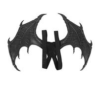 Accessoires d’ailes de dragon pour costume de cosplay, ailes décoratives pour fête du Mardi Gras, ailes de dragon légères en mousse PU avec ceinture réglable pour Halloween et (Ailes simples en