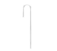 Accessoires d'aquarium Tube en acrylique transparent en forme de U Diffuseur d'oxygène Kit pour poissons pour aquarium et hydroponie Co2 Chauffage Lumière Thermomètres gravier Sable Décorations Air