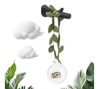 Accessoires d'araignée sautante - Perchoir à boule transparent | Accessoires décoratifs pour terrarium pour reptiles et petits animaux domestiques - Observation des salles de classe - Pour les