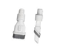 Accessoires d'aspirateur à brosse longue et plate, buse d'aspiration deux en un, Compatible avec Dreame V8 V9 V9P V10 XR V11 V12 T10 T20 T30(2PCS Brush-w)