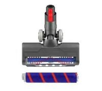 Accessoires d'aspirateur pour plancher en bois dur avec lumière avant pour Dyson V7 et V8 - pièces de rechange pour Dyson, rouleau doux et brosse motorisée à poils en polypropylène pour nettoyage du