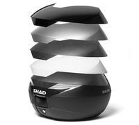 Accessoires de bagages - SHAD - Plaque non peinte SH39 - Couleur blanche - Pour adultes - Mixte