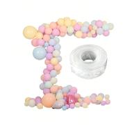 Accessoires de ballons 5M/10M/20M/30M Chaîne de ballons rubans Point Mariage Fête d'anniversaire Arrière-plan décoration des fournitures de l'arche de ballons Taille Unique,10 m,20 mètres,30 mètres,5