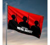 Accessoires de bar Man Cave Stanley Kubrick's Metal Jacket: A War Tale In Shadows Flag Sports Bar Decor Fall Porche Decor (60 x 90 cm)