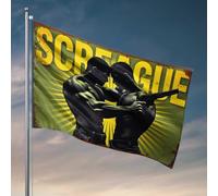 Accessoires de bar pour épouvantails de grotte : le guide ultime de survie urbaine drapeau Sports Bar Decor Patio Bar Accessoires (30 x 45 cm)