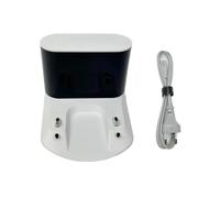 Accessoires De Base De Station D'accueil De Chargeur, Compatibles Avec Roborock,S7/Q7/S7 Plus/Q7Max/S5Max /S8 /Q8MAX Cleaner, Pièce De Rechange Version Ue(White With Cable)
