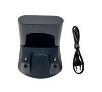 Accessoires De Base De Station D'accueil De Chargeur, Compatibles Avec Roborock,S7/Q7/S7 Plus/Q7Max/S5Max /S8 /Q8MAX Cleaner, Pièce De Rechange Version Ue(Black With Cable)