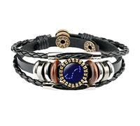 Accessoires de bijoux tendance pour homme - 12 breloques en cuir pour femme - Bracelet et boucles d'oreilles - Mariage, taille unique, Polyuréthane, Pas de gemme