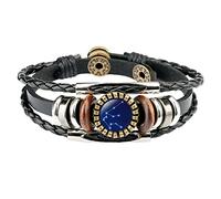 Accessoires de bijoux tendance pour homme - 12 breloques en cuir pour femme - Bracelet et boucles d'oreilles - Mariage, taille unique, Polyuréthane, Pas de gemme