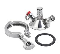 Accessoires de Brassage Kit de Conversion Tri-Clamp Ball Lock, 2''' Adaptateur de fût de bière Commerciale Mini Growler Keg