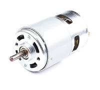 Accessoires de bricolage Couple Puissance 12-24V Double Roulement À Billes Moteur À Courant Continu DIY Tour Moteur Poinçon Fraisage Moteur Outils De Jardin Moteur Machine De Découpe Moteur Tour Outil