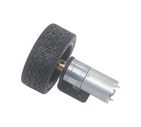 Accessoires de bricolage Ensemble de voiture intelligente à moteur à engrenages 12 V, kit de moteur de châssis de marche de robot, accouplement de roue + moteur à couple élevé à cadre fixe extrêmement