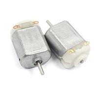 Accessoires de bricolage Mini moteur 1-6v moteur à courant continu, 130 jouets à moteur à courant continu, moto 1-6v à courant continu, moteur de voiture jouet bricolage, comprend 2 moteurs de bricola