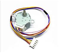 Accessoires de bricolage Mini moteur 24BYJ48 moteur pas à pas, moteur éolien oscillant, moteur éolien balayant la lame oscillante suspendue de climatiseur, outils de moteur pas à pas de guide d'air 12