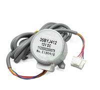 Accessoires de bricolage Mini moteur 35BYJ412, moteur d'armoire de climatisation, moteur de guide de vent, moteur de vent de balayage, 1,7 cm D arbre 12 V DC outils de moteur Moteurs dédiés