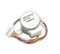 Accessoires de bricolage Mini moteur de climatiseur dans l'unité, moteur de guidage de palette oscillante, moteur synchrone à vent de balayage, outils de moteur pas à pas 12V DC 24BYJ48-Q3 Moteurs déd