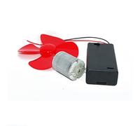 Accessoires de bricolage Mini moteur électrique à courant continu for portes électriques, mini moteur de passe-temps brossé 280, moteur et boîtier de batterie, petit remplacement d'essuie-glace de ven