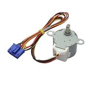 Accessoires de bricolage Mini moteur intelligent couvercle de toilette moteur de vanne de débit d'eau, moteur d'accessoires de toilette, arbre plat 24BYJ48 moteur 12v outils de moteur pas à pas Moteur