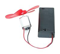 Accessoires de bricolage Mini moteur moteurs à courant continu, petit moteur, kit de voiture à moteur 130 dc Mini moteur à vapeur moteur brossé à moteur fin équipé d'un boîtier de batterie, d'un fil,