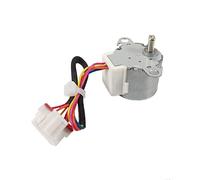 Accessoires de bricolage Mini moteur MP24GA5 moteur pas à pas, moteur éolien à lame oscillante for climatiseur, moteur synchrone à guide d'air, outils à moteur CC 12 V à arbre plat Moteurs dédiés