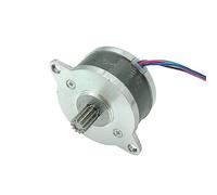 Accessoires de bricolage Mini moteur pas à pas rond et fin de 0.9 degrés, 36MM, 2 phases, 4 fils, roulement à billes, engrenage à 12 dents, 1 pièce Moteurs dédiés