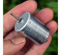 Accessoires de bricolage Mini moteur RF-370CB-11670 370 DC 12V-24V, 6000 tr/min, brosse métallique de 24mm, arbre cannelé, actionneur de porte et fenêtre de voiture, 1 pièce Moteurs dédiés