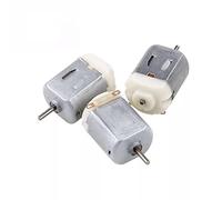 Accessoires de bricolage Mini moteurs à couple de véhicule, moteur électrique à courant continu, moteur 130 cc, modèle de moteur en métal for jouets à courant continu, mini petite voiture comprenant 4